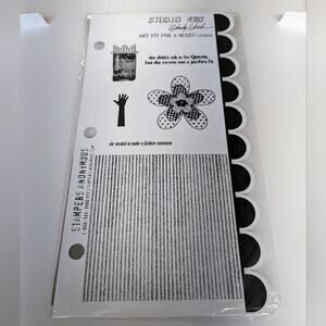 STUDIO 490 WENDY VECCHI Art Fit For A Queen Cling Mount Rubber Stamps Crafts